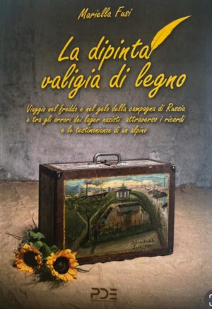 La dipinta valigia di legno